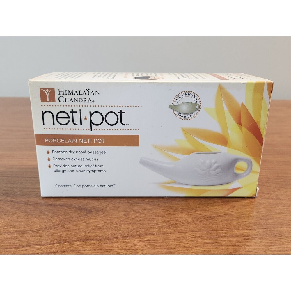 Himalayan Chandra Porcelain Neti Pot New Sealed